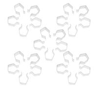 ibasenice Clips en Acier Inoxydable 30 Pièces pour Moustiquaire de Fenêtre Fixation Solide et Prise Ferme pour Écran de Fenêtre en Conditions Extérieures