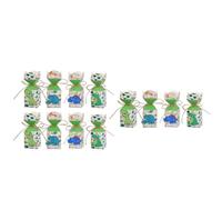 ibasenice Coffret Bonbon Dinosaure 12 Pièces en Matériau Synthétique Sûr et Boîte à Dragées Vert Clair pour Shower et Fête D'anniversaire
