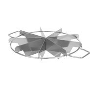ibasenice Coupe-gâteau en Acier Inoxydable avec 9 Marques pour 9 Parts Égales, Poignée Ergonomique, Outil Cuisine Précis pour Pâtisserie et Fêtes de Mariage
