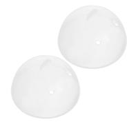 ibasenice Couvercle pour Cuiseur à Œufs Électrique en Plastique Résistant Haute Température, 2 Pièces, Gain de Place pour Petites Cuisines