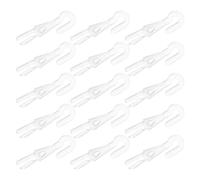 ibasenice Crochet pour Baguette de Store en Plastique Prise Confortable et Structure Stable, Design Unique de Point D'interrogation, Lot de 20 Pièces pour Maison et Bureau