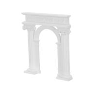 ibasenice Décoration D'arche de Mariage Blanche en Plastique Portable Colonnes Romaines Élégantes pour Décoration de Table et Scènes de Mariage