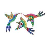 ibasenice Décoration Murale Métal 3pcs de Petit Oiseau, Ornement Robuste et Délicat pour Maison et Centre Commercial, pour Décoration D'intérieur et Bureau