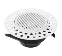 ibasenice Diffuseur Rond de Remplacement pour Grille de Ventilation de Plafond, Diffuseur Réglable Compatible avec Conduit de 7,6 Cm (3 Pouces), Dimensions Du Panneau Extérieur : 14 Cm (5-1/2