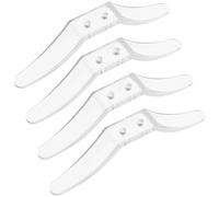 ibasenice Dispositif de retenue pour Stores enrouleurs Pom 4 pièces Crochet de positionnement pour Rideau Enrouleur Accessoires pour fenêtres à Usage Domestique