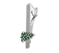 ibasenice Épingle à Cravate en Alliage Forme Sapin de Noël Festive pour Homme Pince à Cravate Stable et Polyvalente Accessoire Bijoux de Vacances pour Costumes Formels et Décorations de