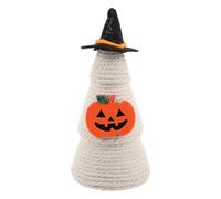 ibasenice Figurine d'Halloween effrayante : Décoration de chapeau de sorcière miniature - Accessoire pour plateau à étages d'Halloween - Centre de table rustique d'automne pour tables,