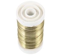 ibasenice Fil de Fixation Flexible en Fer Galvanisé Or pour Plantes et Arbustes, Attache Polyvalente pour Jardinage et Arrangement Floral, Rouleau Multi-Tailles pour Bricolage