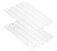 ibasenice Guide D'épaisseur pour Pâte Polymère 10 Pièces en Acrylique Entretoises de 2mm à 6mm pour Travaux de Poterie et Projets DIY à Domicile
