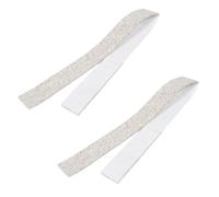 ibasenice Joint de Porte de Poêle à Bois en Vermiculite Beige Adhésif, 2 Rouleaux pour Cheminée, Étanchéité et Facile à Utiliser