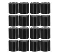 ibasenice Lot de 12 bouchons à disque de rechange | Bouchons à disque en plastique 24/410 | à noir | Couvercle distributeur pour flacons souples vides et rechargeables