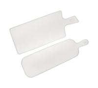 ibasenice Lot de 2 moules rectangulaires en résine époxy et Silicone avec | Moule à planche à découper en résine, structure à plateau profond, convient aux planches à fromage ou à charcuterie,