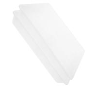 ibasenice Lot de 2 Soucoupes Carrées 40 Cm en Plastique Robuste Noir pour Pot de Fleurs, Plateau de Récupération d'eau et Base pour Jardinière, Accessoires de Jardinage Intérieur