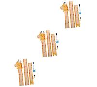 ibasenice Lot De 3 Autocollants Muraux Pour Toise De Croissance Pour Enfants Faciles À Mesurer Autocollants Vibrants Pour Chambres De Garçons Et De Filles