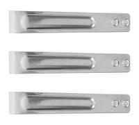 ibasenice Lot de 3 Pinces à Épiler en Acier Inoxydable pour Ail, Outil Portable et Facile à Utiliser, pour Peler L'ail Cuisine