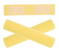 ibasenice Lot de 3 Têtes de Balai Éponge Super Absorbantes Jaunes 28 Cm, Recharge D’Accessoire de Rechange pour Balai, pour Nettoyage Sols Carrelés, Marbre et Bois
