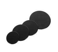ibasenice Lot de 4 chapeaux de brûleur de rechange pour cuisinière à gaz - Couvercles de flamme ronds - 1 grand, 1 petit, 2 moyens - Accessoires pour brûleurs de cuisine