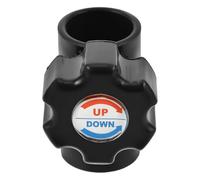 ibasenice Manivelle de Parasol D'extérieur Compatible 38/34 Mm en Plastique Noir, Support de Tube de Parapluie Droit pour Réglage Facile et Réparation Complète pour Rassemblements en Plein