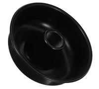 ibasenice Moule à Gâteau en Aluminium 20 CM Antiadhésif, pour Desserts et Beignets, Outil de Pâtisserie Maison, Adapté aux Fêtes d'Anniversaire et Mariages, Noir