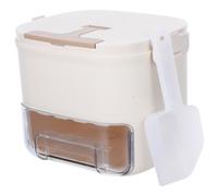 ibasenice Moule à Glaçons en Plastique avec Couvercle et Pelle à Glace, Design Poussoir pour Libération Facile, Usage Multifonction pour Fêtes et Réunions Familiales