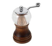 ibasenice Moulin à Poivre Manuel en Bois avec Manivelle, Broyeur Multifonction Facile D'utilisation pour Grains et Café, Camping en Extérieur et Cuisine