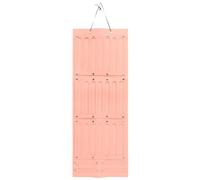 ibasenice Organisateur de Nœuds pour Cheveux en Feutre Rose Pochette de Rangement Suspendue, pour Clips et Accessoires Placard ou Décor de Chambre