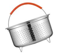 ibasenice Panier Vapeur en Acier Inoxydable 2l Argenté pour Cuisson Rapide et Antiadhésif Support pour Légumes à Vapeur Compatible Cuiseur Riz et Cuisson
