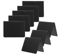ibasenice Panneau Tableau Noir de Bureau en Plastique Simple Design, Tableau Mémo de Table Effaçable pour Affichage D'informations Magasins et Bureaux