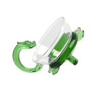 ibasenice Passoire à Thé pour Filtrer les Feuilles en Verre Borosilicate Vert, Filtre à Thé Créatif Pores Fins pour Décoration Intérieure et Infusion