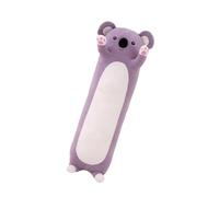 ibasenice Peluche Koala Coussin Décoratif Cylindrique Long, Rembourrage Coton PP Doux, pour Lecture et Confort du Sommeil Garçon et Filles et Adultes Couleur Aléatoire