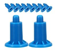 ibasenice Pieds Antidérapants pour Précision et Stabilité en Plastique Lot de 10 Bleu Installation Facile et Support Stable, Accessoires pour Balance Électronique