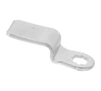 ibasenice Plaque de Gâche pour Renforcement de Porte en Fer Argenté pour Armoire Électrique Protection de Sécurité Design Bloqueur et Boîte de Distribution