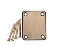 ibasenice Plaque de Manche de Guitare Électrique Remplacement Facile avec 4 Vis en Métal Kit de Renforcement Léger 2 Pièces Incluses pour Guitare Basse