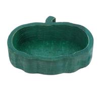 ibasenice Plateau en Bois Vert de Citrouille Bol à Dessert Facile à Nettoyer Multifonctionnel pour Fruits et Snacks, Décoration Unique Cuisine