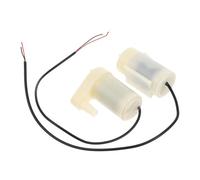 ibasenice Pompe Submersible Micro en Plastique Blanc, 2pcs, Faible Bruit, Basse Tension, pour Aquariums et Réservoirs de Poissons