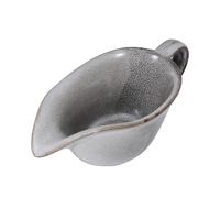 ibasenice Saucière en Céramique Résistante la Chaleur avec Poignée Élégante, Forme de Pichet Classique pour Repas Quotidiens et Restaurants, Compatible Micro-ondes