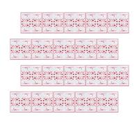 ibasenice Serviettes en Papier Décoratives Forte Absorption Love Imprimé Rouge 20pcs Saint-valentin pour Mariage et Célébrations