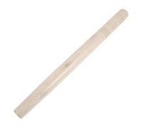 ibasenice Spatule de cuisine avec manche en bois, manche de rechange en hêtre - Spatule de cuisine de 38 cm de long, poignée ronde pour poêles et pâtisseries - Antidérapante et résistante à la