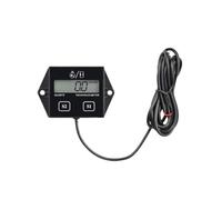 ibasenice Tachymètre Numérique Batterie Remplaçable pour Moto avec Affichage Lcd, Design Inductif Résolution 0.1hrs et Précision Quartz, Compteur Horaire et Compte-tours