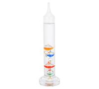 ibasenice Thermomètre de Galilée Affichage Précis en Verre avec de Température Flottante Design Unique pour Décoration Intérieure et Bureau Esthétique