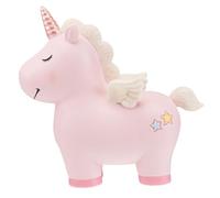 ibasenice Tirelire Licorne en Résine pour Enfants Fille 7.09X7.01X3.35 Pouces Décoration Chambre Enfant Cadeau Anniversaire Compact