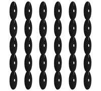 ibasenice Toile de Désherbage Ronde Noire pour Jardinage, 20 Pièces, Tissu de Contrôle Permettant Le Passage d'air et d'eau, Tapis de Protection pour Arbres Fruitiers en Ferme et Jardin