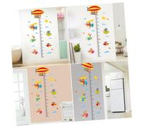 ibasenice Toise Murale Autocollante Pour Garçon Fille Avec Stickers Illustrés Pour Suivre La Croissance La Chambre