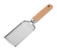 ibasenice Zesteur de Fruits et Légumes Poignée en Bois Antidérapante en Acier Inoxydable Râpe Multifonction Cuisine, pour Fromage, Gingembre et Ail