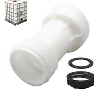 IBC Accessoire de Réservoir - AQSACOKIYA - Adaptateur s60 x 6 Rallonge Entretoise 60mm Vanne Cuve 1000l Plastique Filetage Grossier