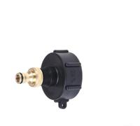 IBC Adaptateur de réservoir S60 x 6 avec bouchon femelle 3/4 en laiton pour robinet d'eau de pluie