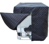 IBC Housse de protection Antigel, 1000L Réservoir d'eau Bâche IBC Couverture Epaississement Plus Coton Isolation thermique Protection contre la pluie, Réservoir d'eau de pluie Protection Conteneur IBC