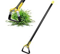 Ibenzoa® Bêche de jardin en acier inoxydable réglable, 76–152 cm, diamètre du manche 3,3 cm, manche ergonomique – Bêche pour désherber, aérer le sol et planter des légumes