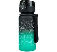 Ibenzoa® Biberon pour enfants, 350 ml – Sans BPA, PVC et phtalates, matériau de haute qualité, neutre en goût, bouchon anti-fuite avec filtre, bandoulière, dimensions 65 x 180 mm, à partir de 3 ans