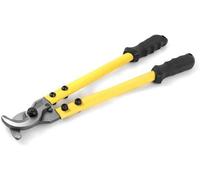 Ibenzoa® Couteau à câble 350 mm, en acier inoxydable trempé – coupe-câbles et cordes métalliques robustes jusqu'à 9 mm, poignée ergonomique, pour un usage professionnel